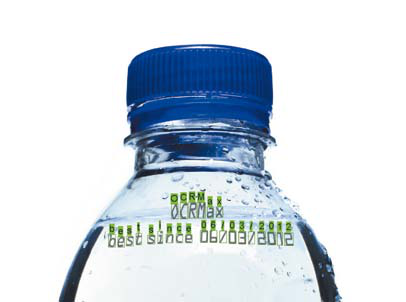 Marcaje en botella de bebida